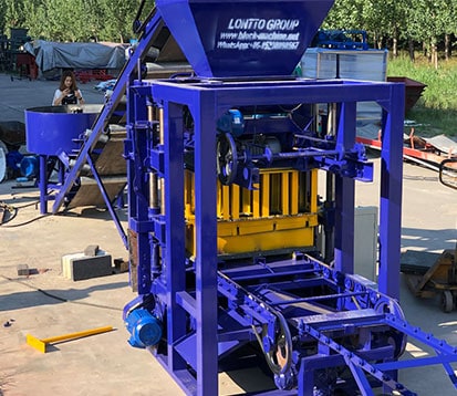 concrete block making machine