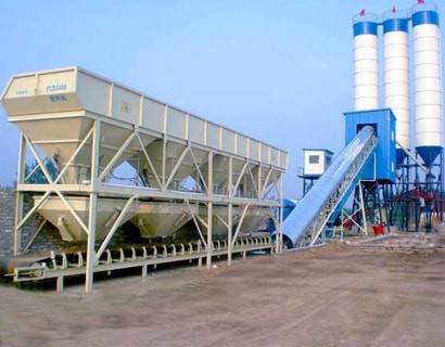 concrete batching plant hzs90
