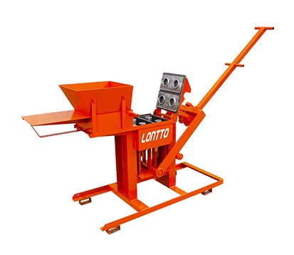 simple mobile clay block machine