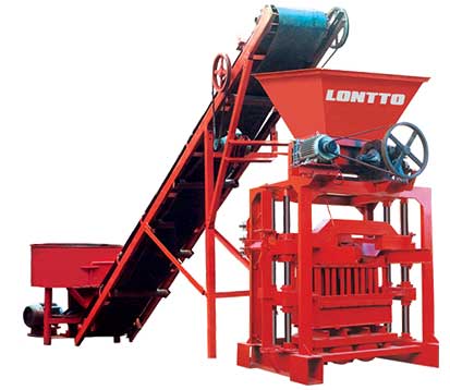 LMT4-35 brick-making machine in Indonesia