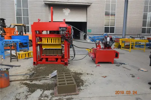 qc4-30 hydraulic block machine testing