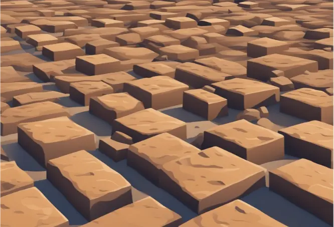 mud bricks