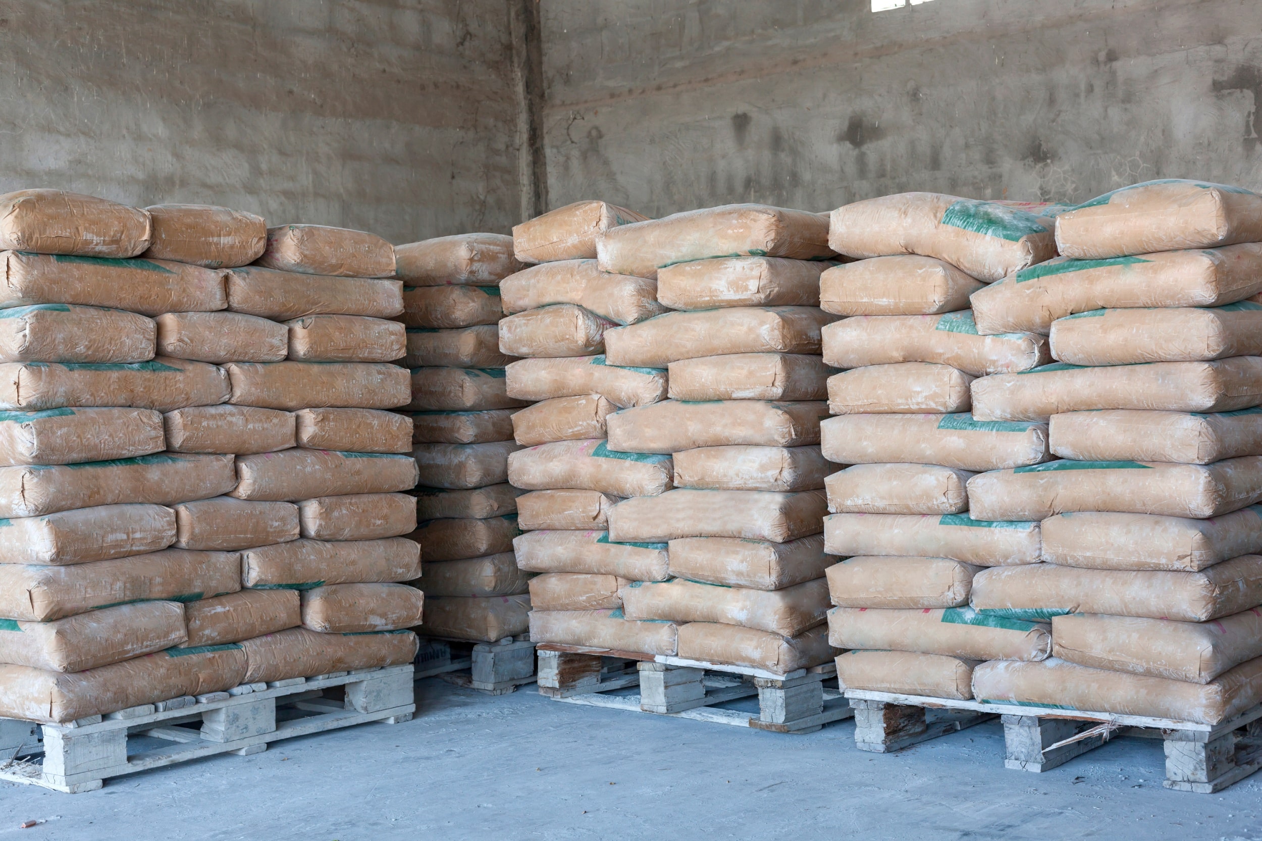 how many bags of concrete on a pallet concrete mix capacity