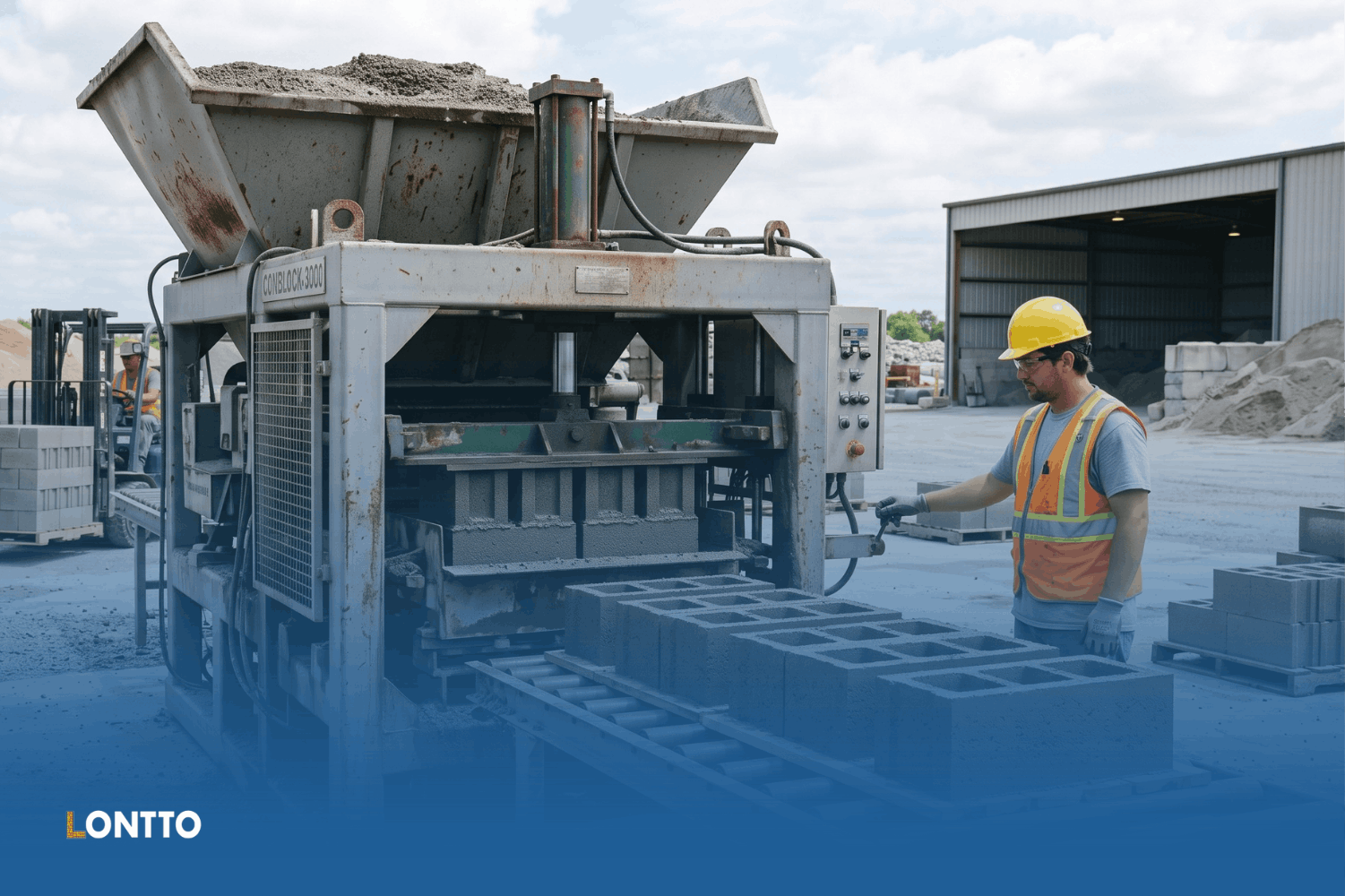 how to make concrete blocks