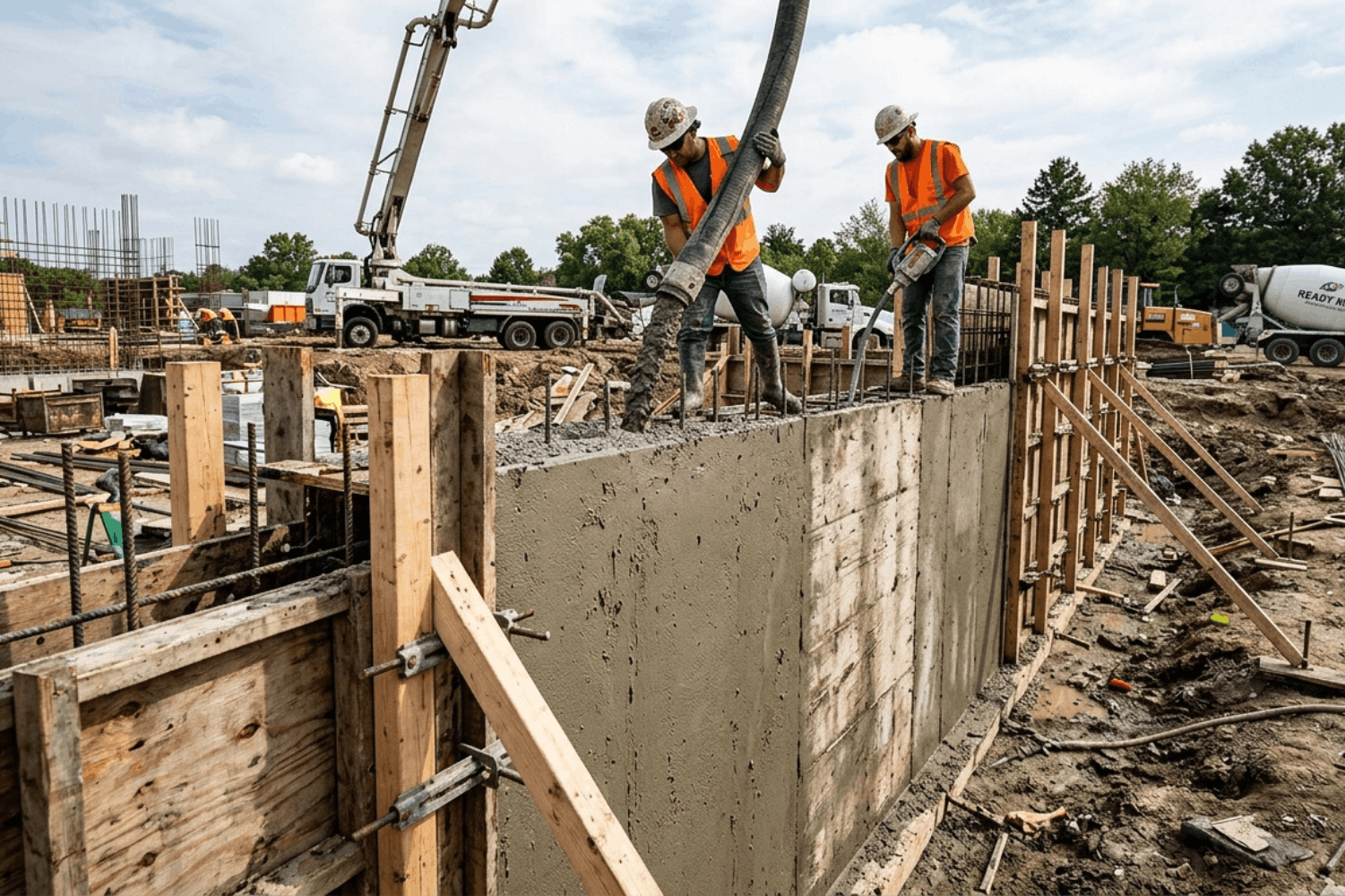 poured walls vs block walls 