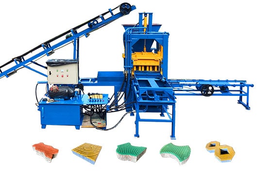 qt3 20 fly ash bricks machine