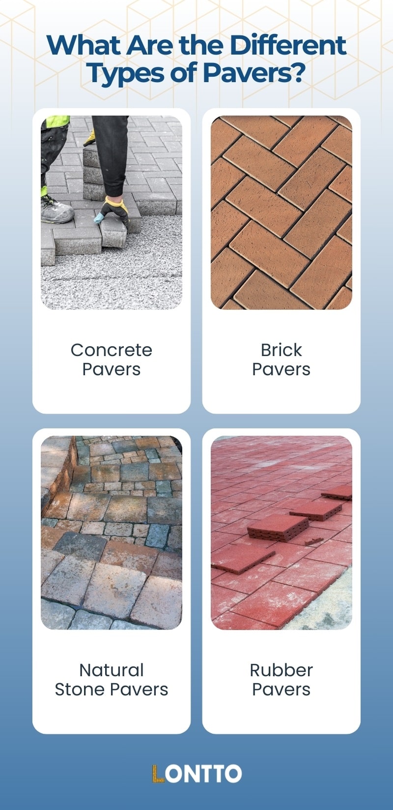 what kinds of pavers can you choose from
