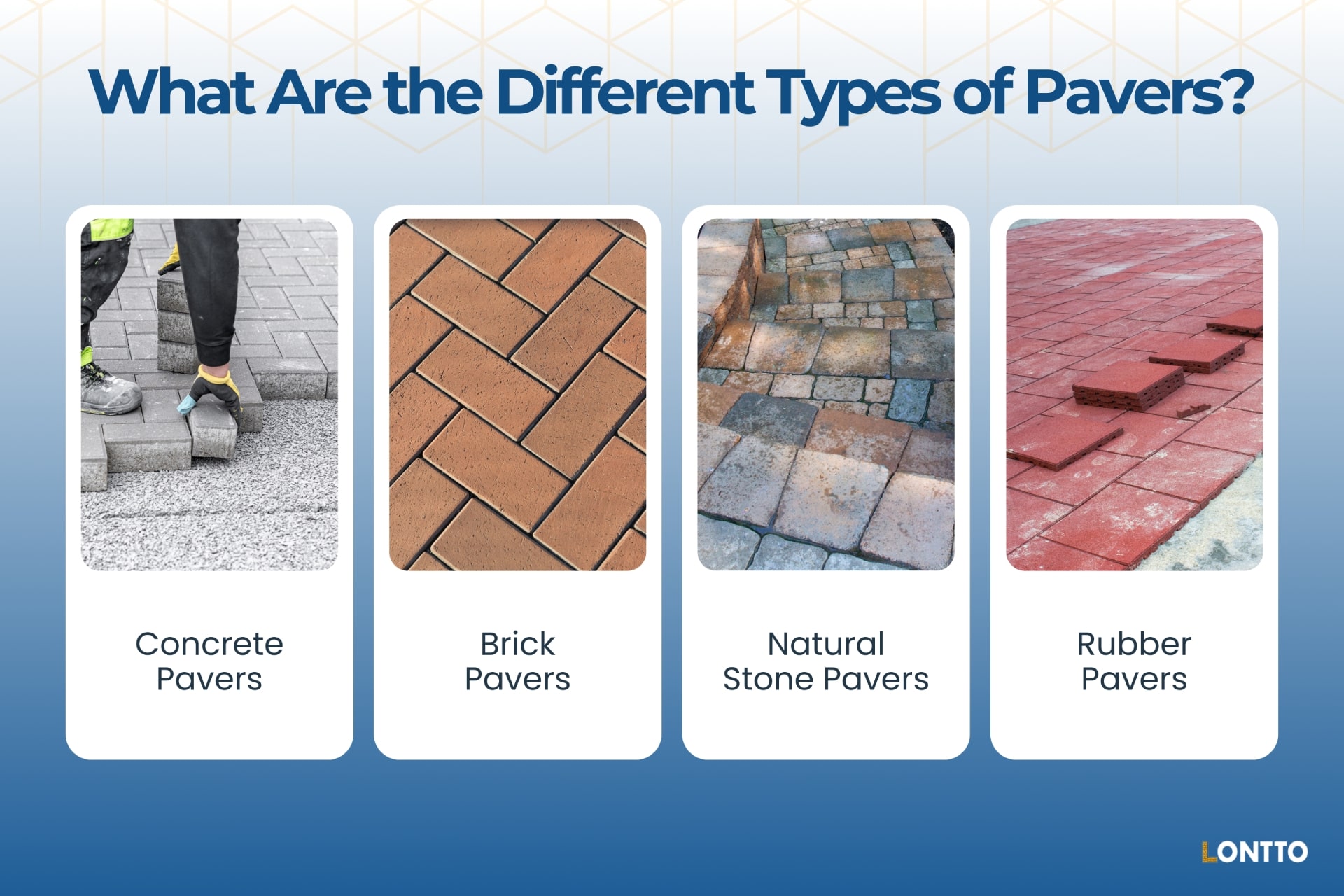 what are the different types of pavers